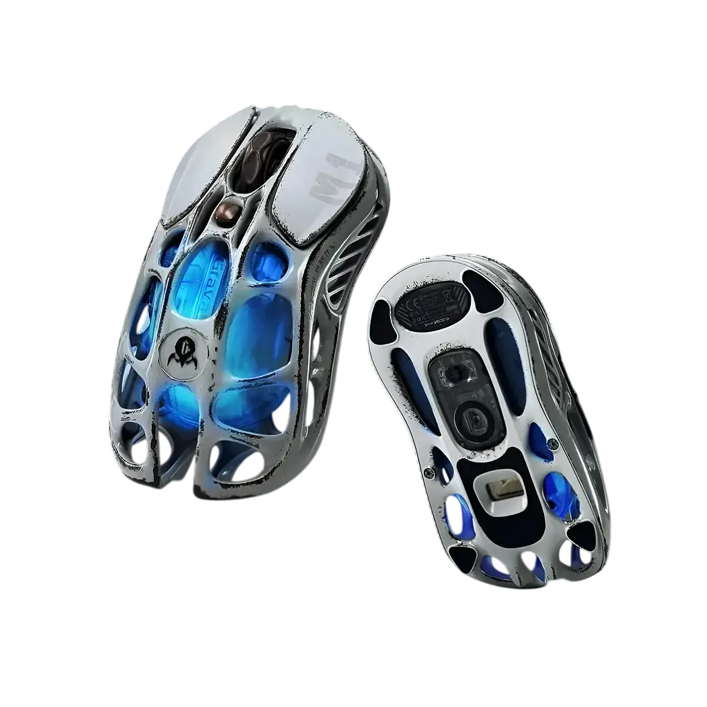 Миша Gravastar Mercury M1 Pro Battle Worn Edition Silver Mist (GSM1PRO-BW-SM) - фото 3