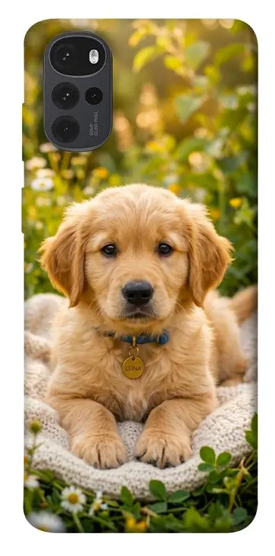 TPU чохол Demsky Small labradore для Motorola Moto G22