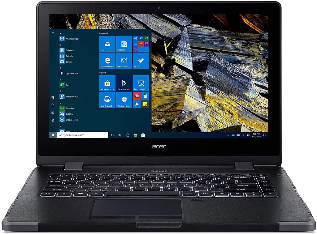 Ноутбук Acer Enduro N3 EN314-51W 14FHD IPS/Intel i7-101510U/16/512F/int/Lin/Black (NR.R0PEU.00E) - фото 2