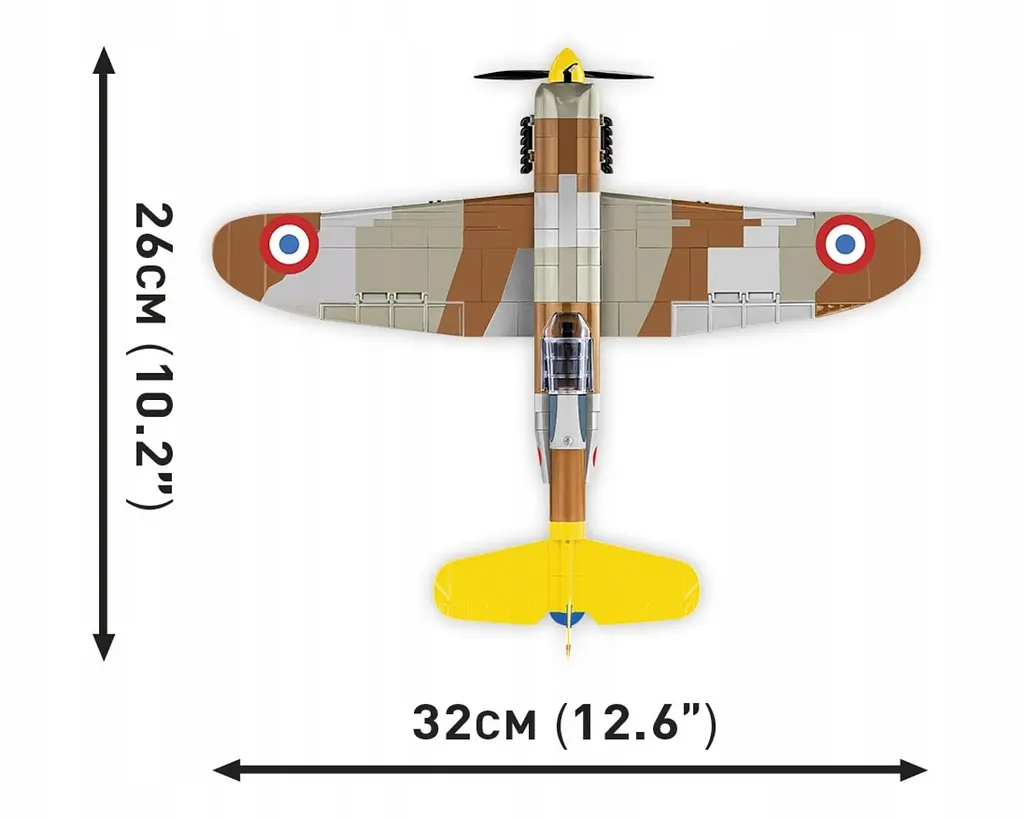 Конструктор COBI самолет 1:32 Dewoitine D.520 5734 - фото 3