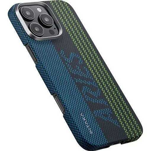 Чехол Pitaka MagEZ Tactile Woven Aries для Apple iPhone 16 Pro Credit Card (KI1601CR) [136821] - фото 3