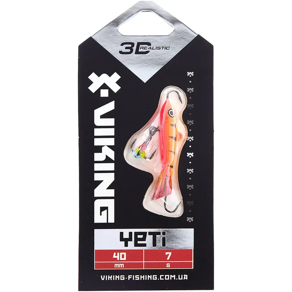 Балансир Viking Fishing Yeti Ice Jig 40mm 7.0g #15 Pink Moon - фото 2