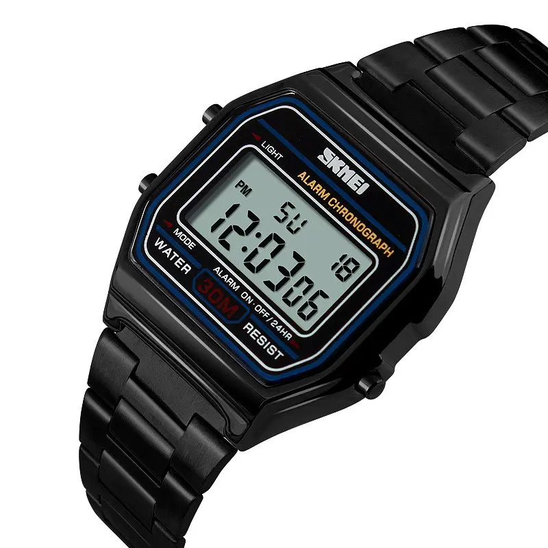 Наручний годинник чоловічий Skmei 1123 Black, 1123BK (12317) - фото 3