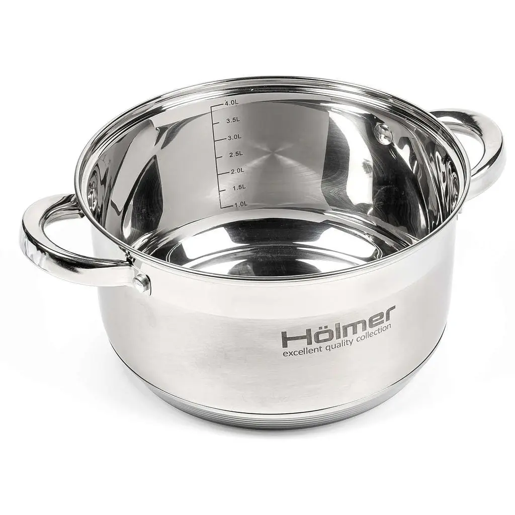 Набір каструль з кришками Holmer CS-1852-SS ( CS-1852-SS) - фото 6