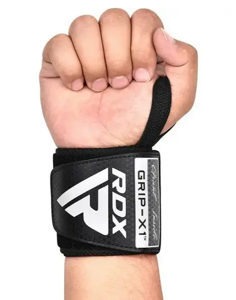 Бинти для зап'ясть (кистьові бинти) RDX WR11 GYM Wrist Wrap Black/Grey (WAH-WR11BG) - фото 3