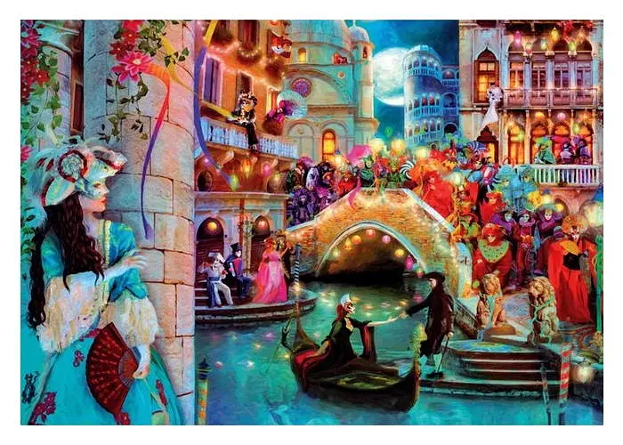 Пазл Clementoni High Quality Collection: Карнавальний місяць, Емі Стюарт (High Quality Collection - Carnival Moon Puzzle - 1000 pcs.), 1000 ел. (39990) - фото 2