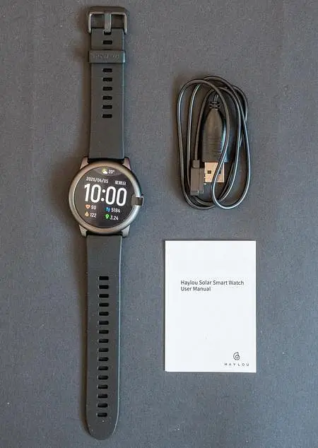 Смарт-годинник Xiaomi Haylou Solar LS05 Black Global Version - фото 2