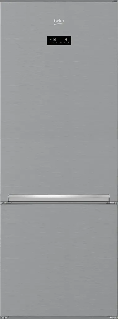 Холодильник с нижней морозильной камерой Beko RCNE560E35ZXB 192х75х70см 2 двери Холодильное отделение - 356 л Морозильное отделение - 145 л A++ NF Нержавеющая сталь (RCNE560E35ZXB) - фото 2