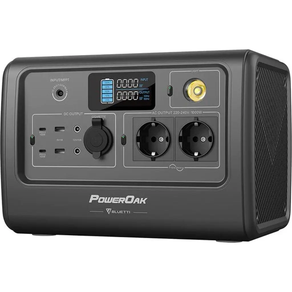 Портативна зарядна станція Bluetti PowerOak EB70 | 1000W, 716 Wh - фото 3