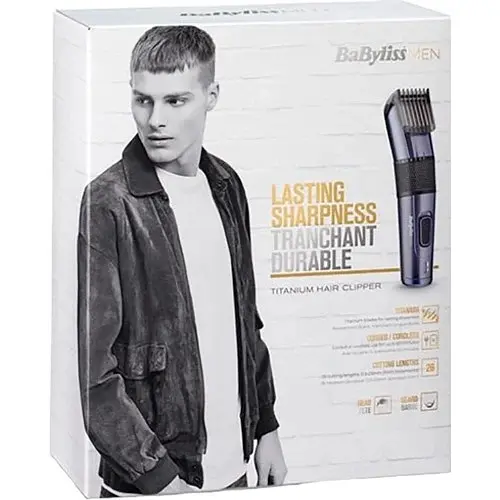 Машинка для стрижки Babyliss чорний (E976E) - фото 7