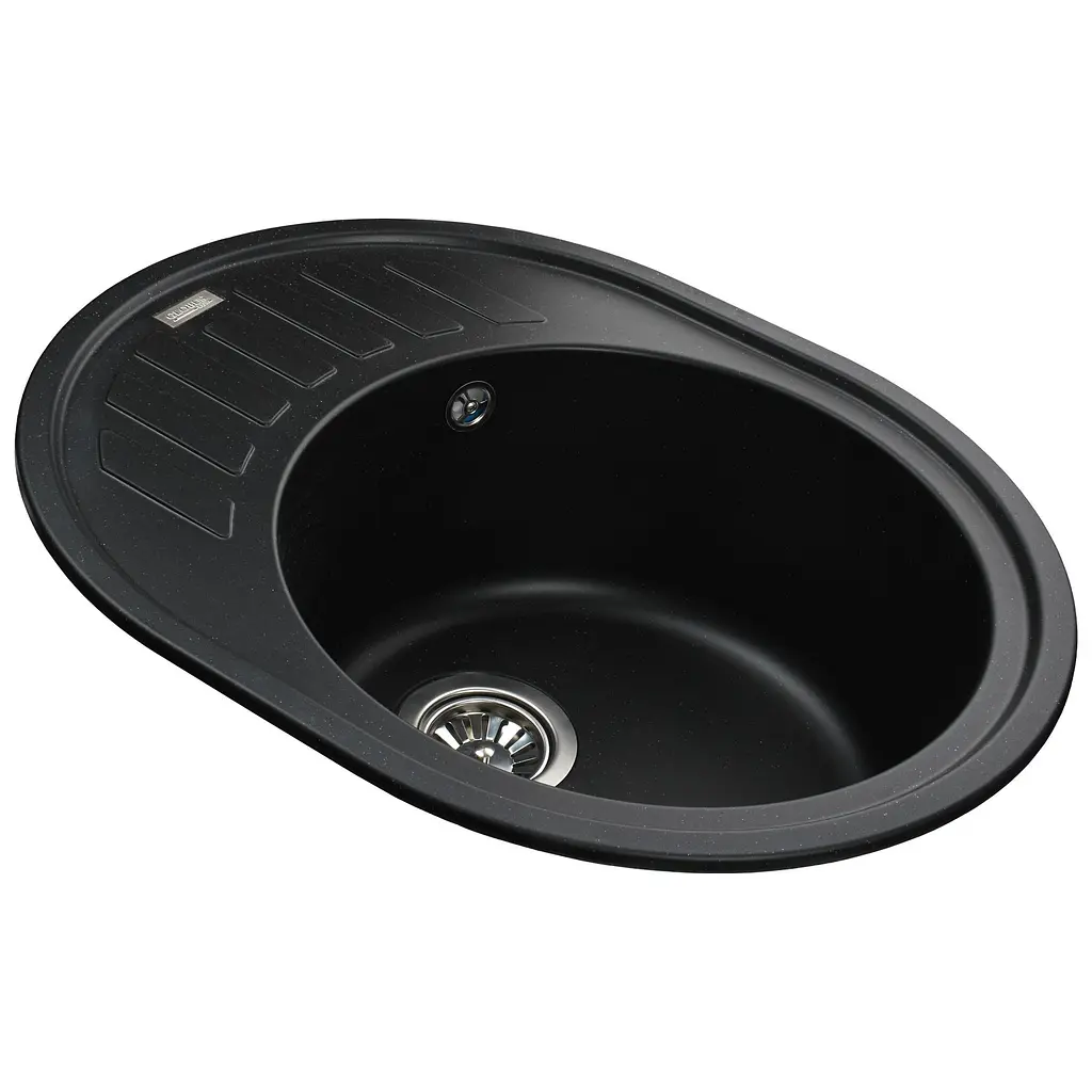 Гранитная мойка Globus Lux Arno черный 620х500мм-А0002 - фото 2