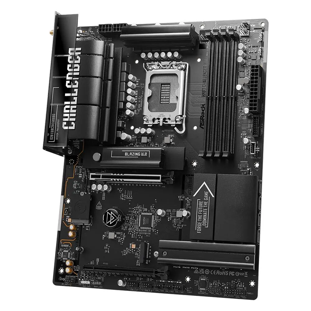 Материнська плата ASRock B860 CHALLENGER WIFI (B860 CHALLENGER WIFI) (Socket 1851, Intel B860, ATX) - фото 6