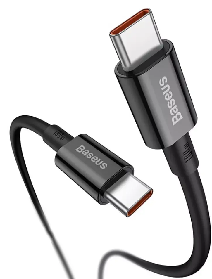 Кабель Baseus Superior Series Fast Charging Cable Type-C to Type-C 100W 1m CATYS-B01 Black - фото 3