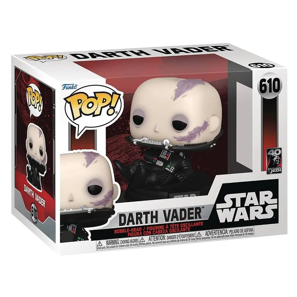 Фігурка Funko Pop Фанко Поп Star Wars Darth Vader Зоряні війни Дарт Вейдер 10 см SW DV 610 - фото 2