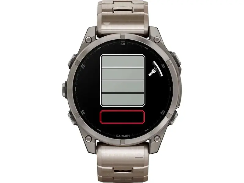 Спортивний годинник Garmin Fenix 8 47mm AMOLED Sapphire Titanium with Vented Titanium Bracelet (010-02904-40) - фото 12