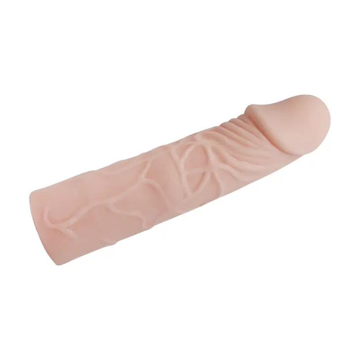 Насадка на член Baile Penis Sleeve Flesh 6, +3 см (тілесний) - фото 2