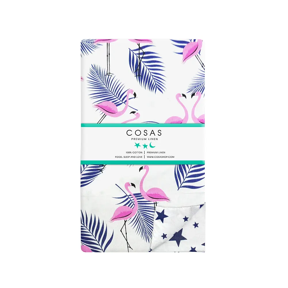 Дитяча постільна білизна в ліжечко FLAMINGO PALM COSAS (4822071435279) - фото 4