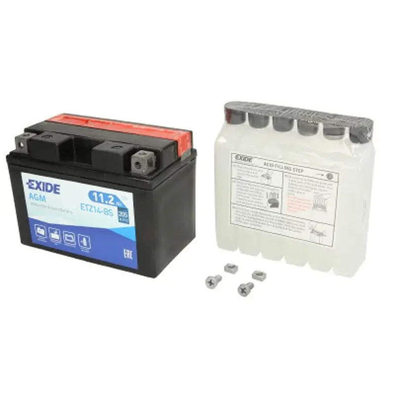 Акумулятор автомобільний EXIDE AGM 11,2Ah (+/-) (205EN) (ETZ14-BS) - фото 4