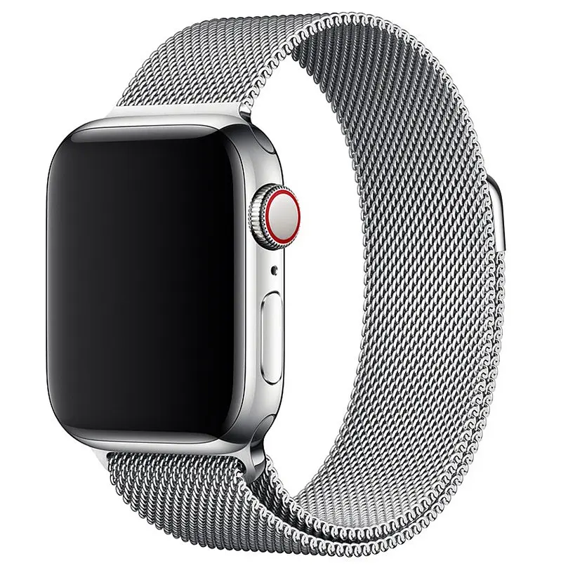 Ремінець Milanese Loop Strap для Apple Watch 38/40mm Silver - фото 2