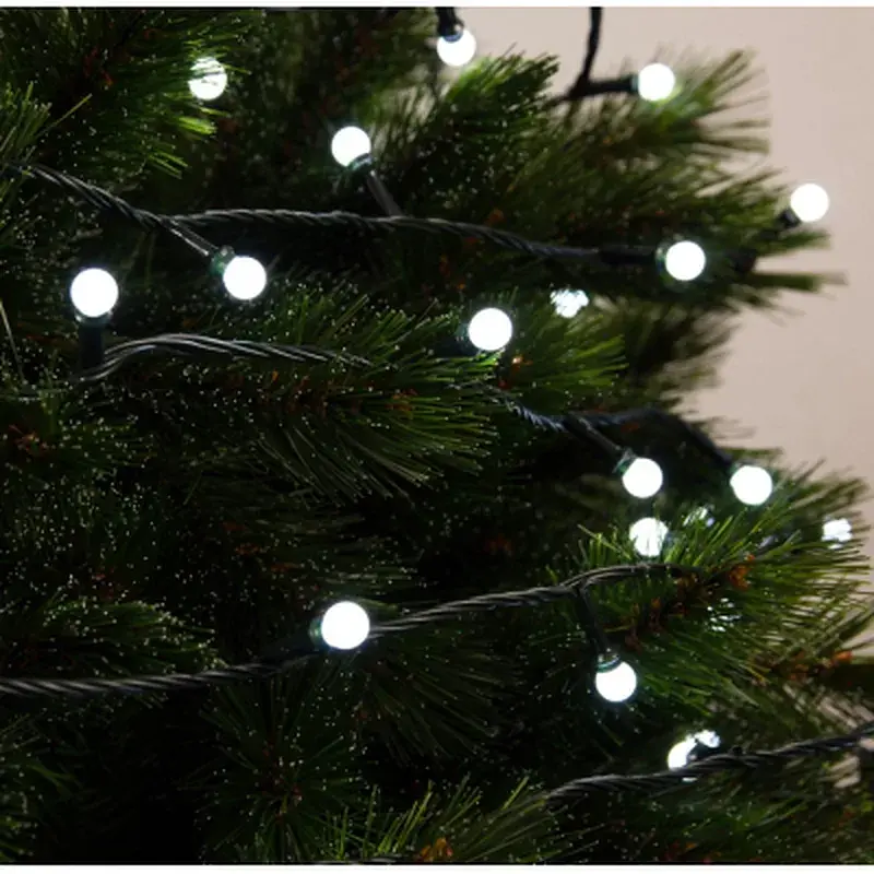 Гірлянда Chomik Кульки-змійка 200 LED 16 м, холодний білий, IP44, від мережі (5900779880153) - фото 2