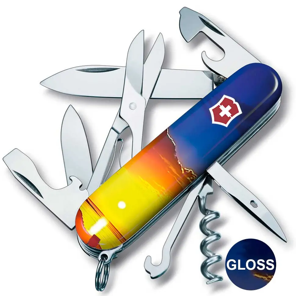 Ніж Victorinox Climber Ukraine 91мм 14функ Світанок - фото 2