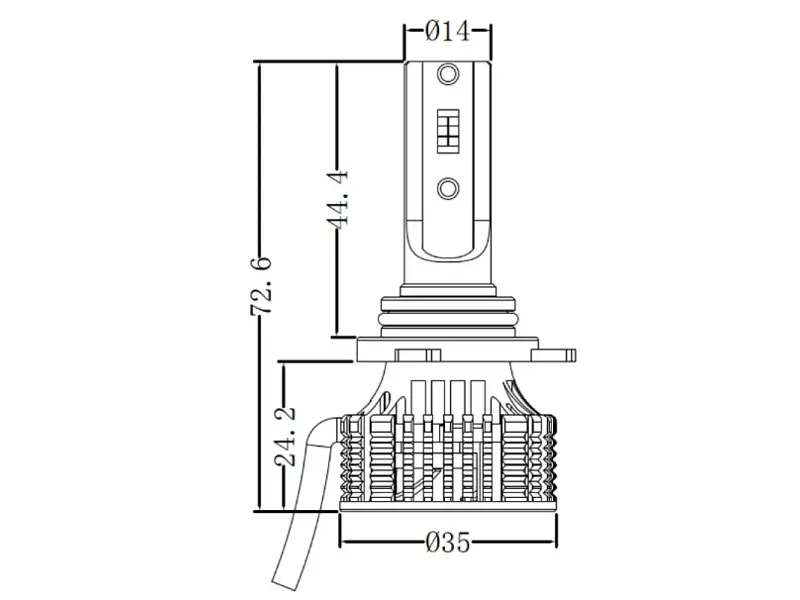 Автолампа Nextone LED L6 9006 5500K - фото 4