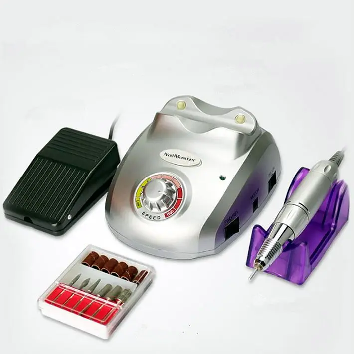 Апарат фрезер SalonHome T-ZS-603-Silver для манікюру 45W 35000 обертів Silver - фото 7