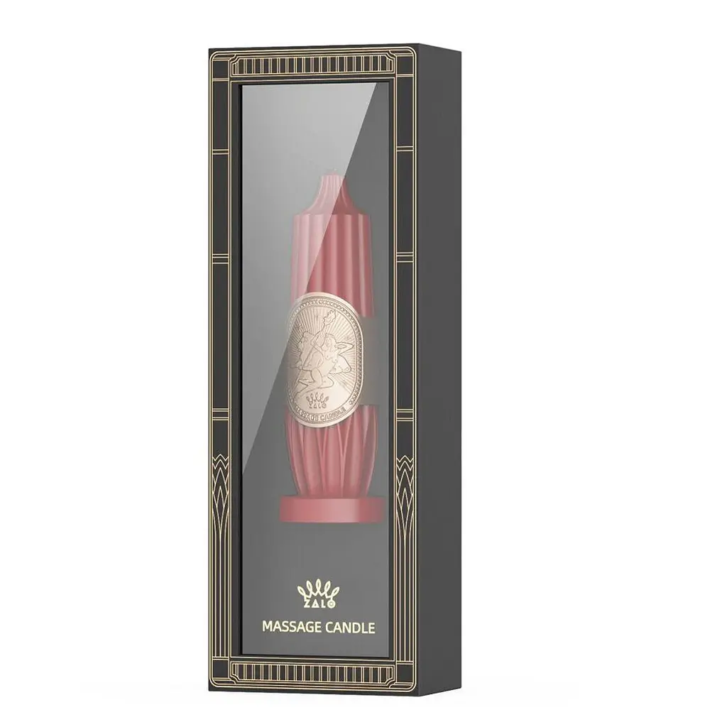 Розкішна масажна свічка Zalo Massage Candle Red - фото 2