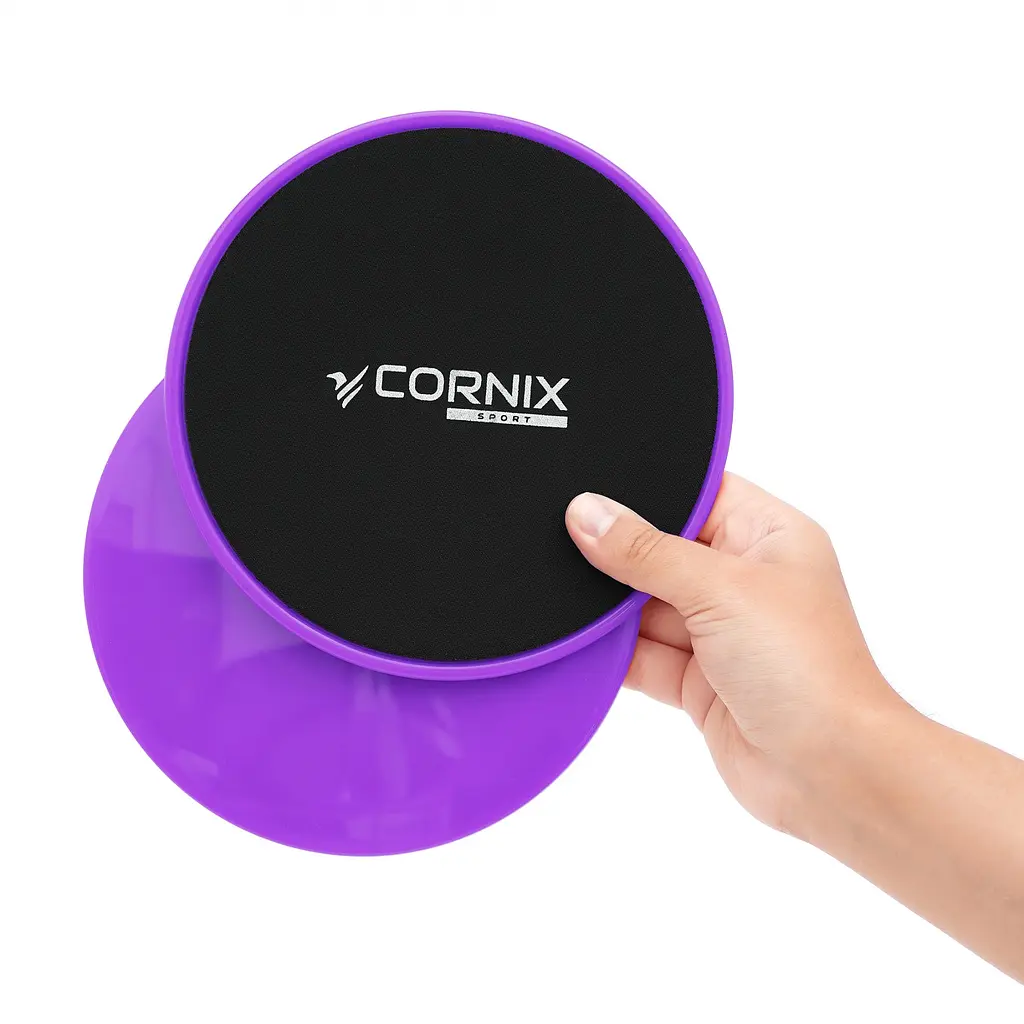 Диски-слайдери Cornix Sliding Disc для ковзання (глайдингу) 2 шт XR-0181 Purple - фото 2