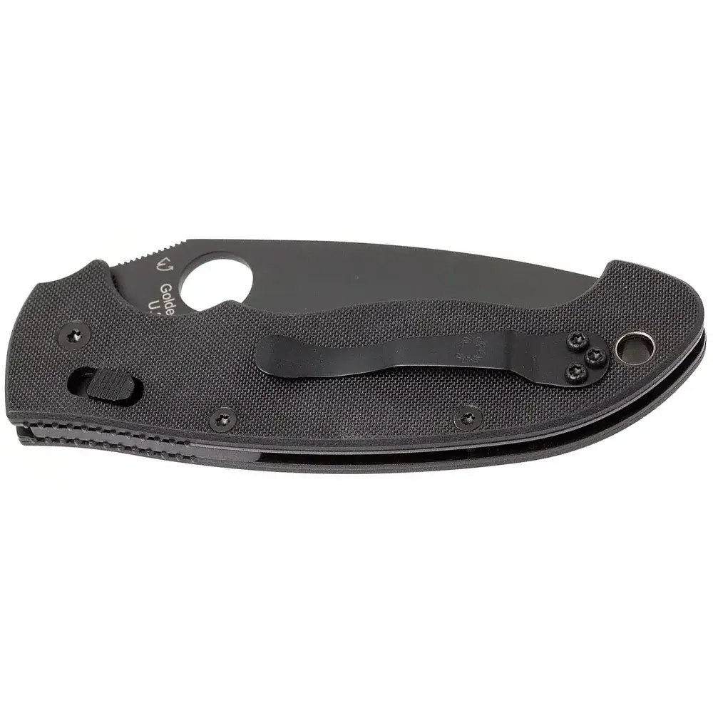 Ніж Spyderco Manix 2 XL Black Blade - фото 3