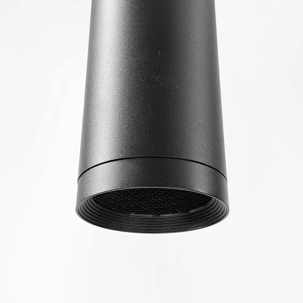 Точковий підвісний світильник у чорному корпусі 28х8 см потужністю 30W | Арт. LPR 30W BK | Line F - фото 4