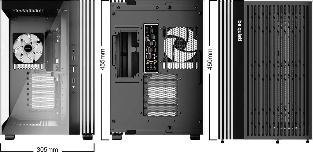 Корпус Be quiet! LIGHT BASE 600 LX Black (BGW67) - фото 8