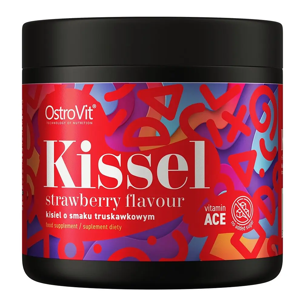 Замінник харчування OstroVit Kissel, 200 г - Полуниця