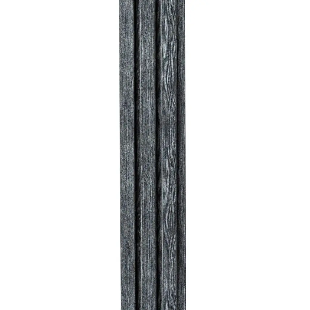 Рейка декоративна Wall Sticker PS 2900х120х12 мм Темний графіт SW-00002128 - фото 5