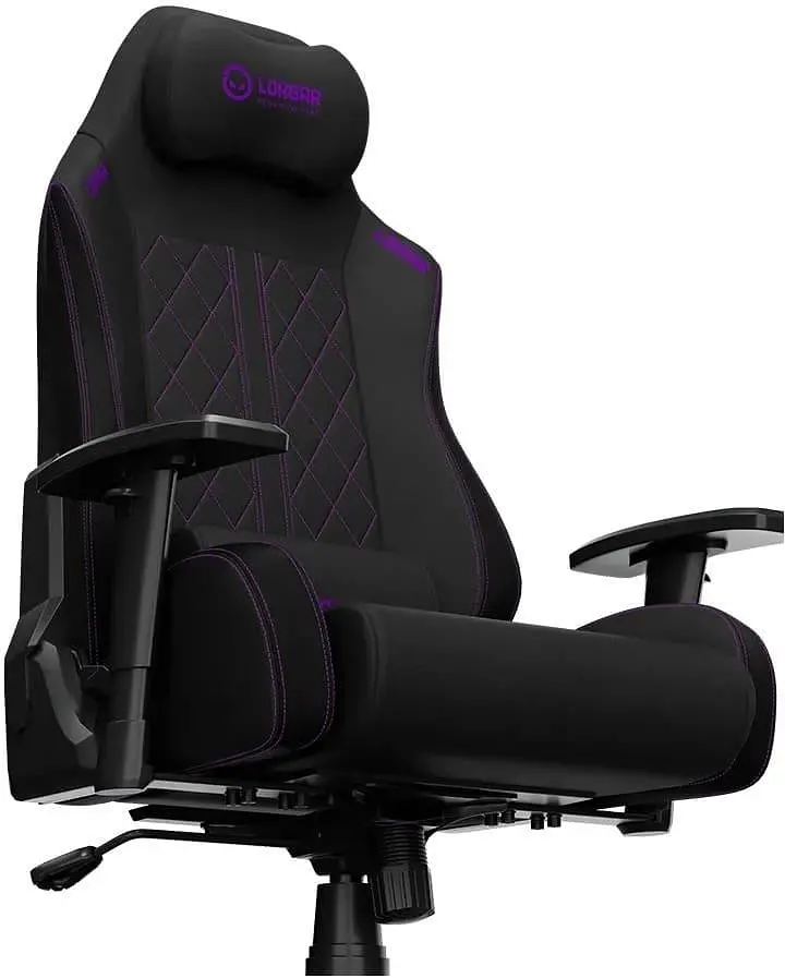 Ігрове крісло Lorgar CHA41 Premium Anti-Stain Fabric Black/Purple (LRG-CHA41-BK-PR) - фото 11