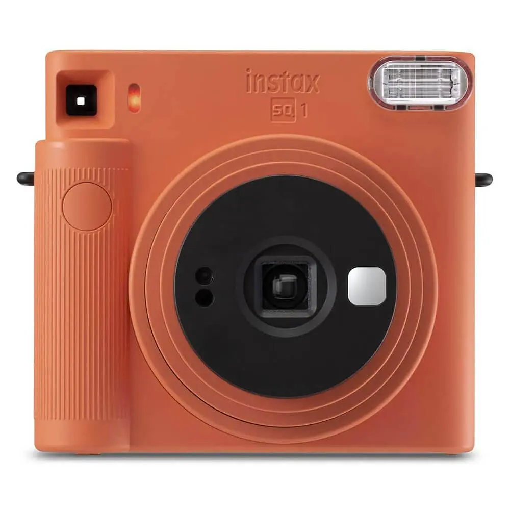 Подарунковий набір фотоапарат Fujifilm Instax Square SQ1, Фотопапір 80 шт, Прозорий чохол, Фотоальбом 80 фото Помаранчевий - фото 4