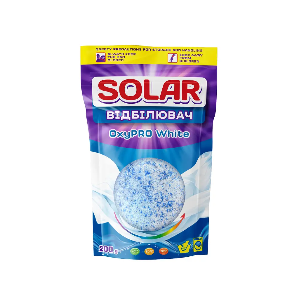 Відбілювач Solar OxyPro White 200 г