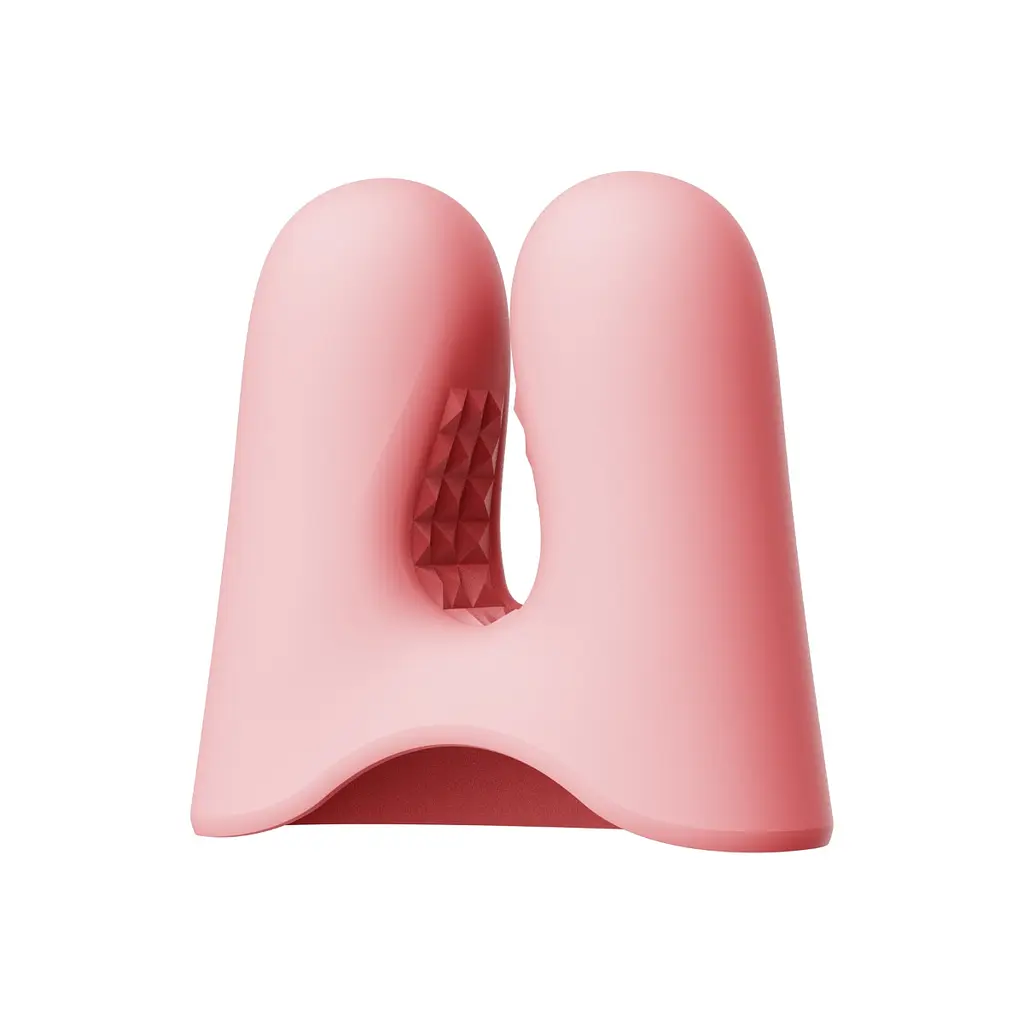 Вібратор для грудей Zalo Nave Obsidian 6.3 см рожевий - фото 13