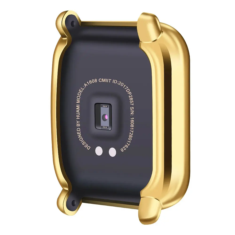 Защитный чехол Tamister для смарт-часов Amazfit Bip/Bip Lite/Bip S золотистый - фото 2