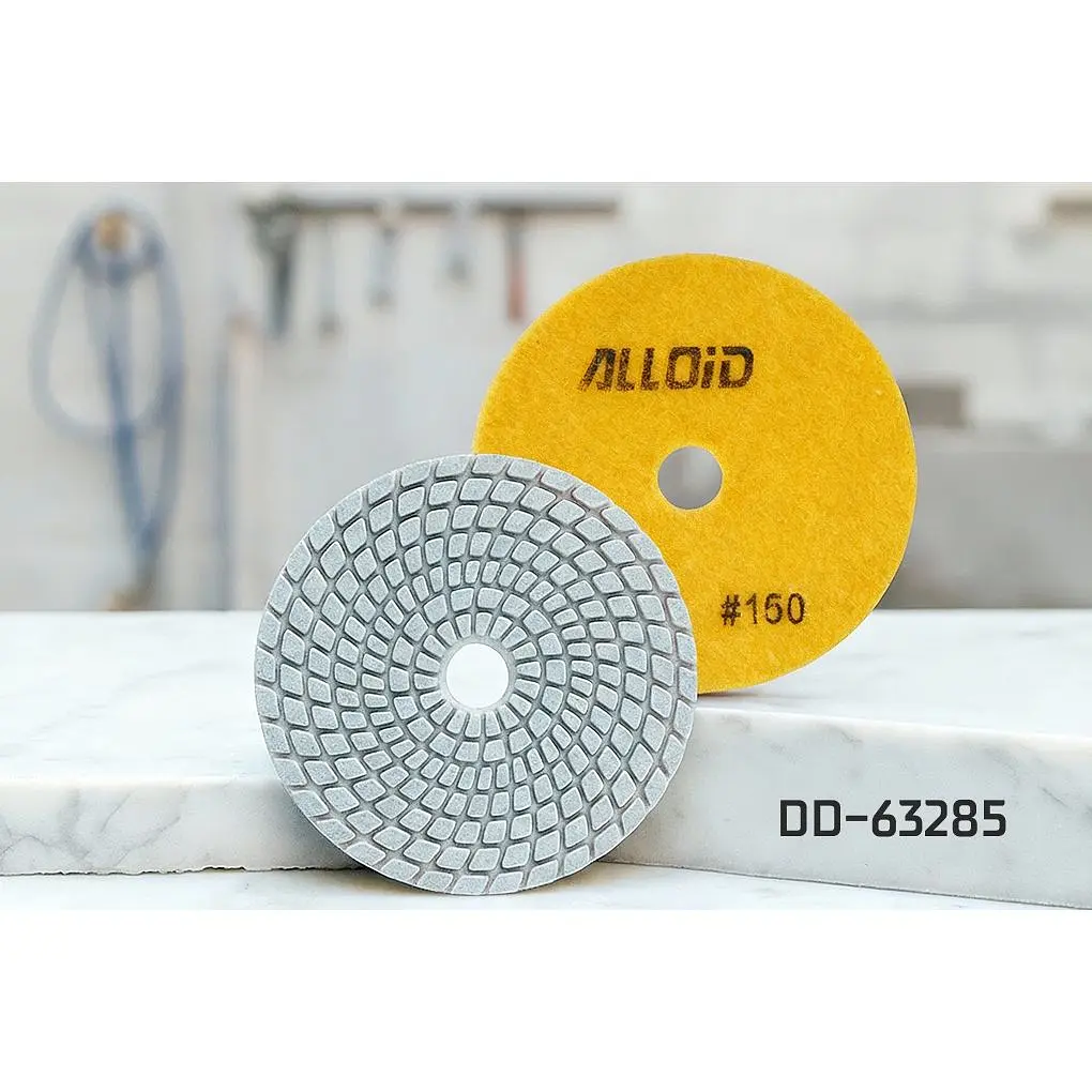Круг алмазный Alloid Building Tools шлифовальный на липучке 100 мм зерно 150 (DD-63285) - фото 5