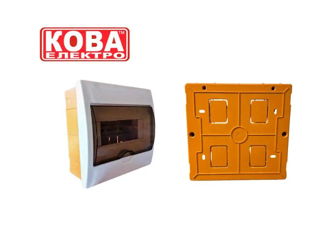 Корпус модульний КОВА внутрішній 8 модулів IP40 пластик КМП-8 В - фото 7