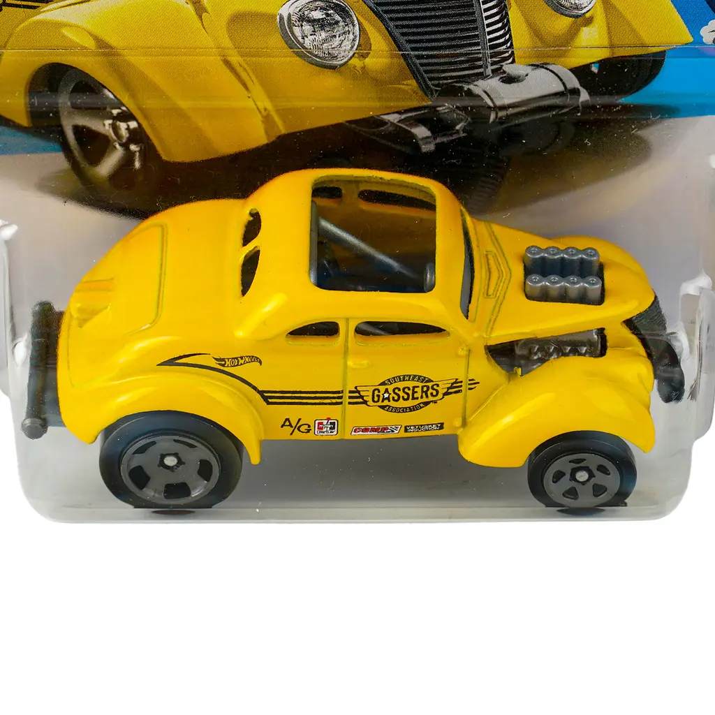 Базовая машинка Hot Wheels Drag Racers Pass'n Gasser желтая (5785) JJK30-N521 - фото 2