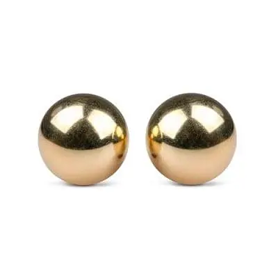 Вагінальні кульки Gold ben wa balls, 25 мм - фото 2