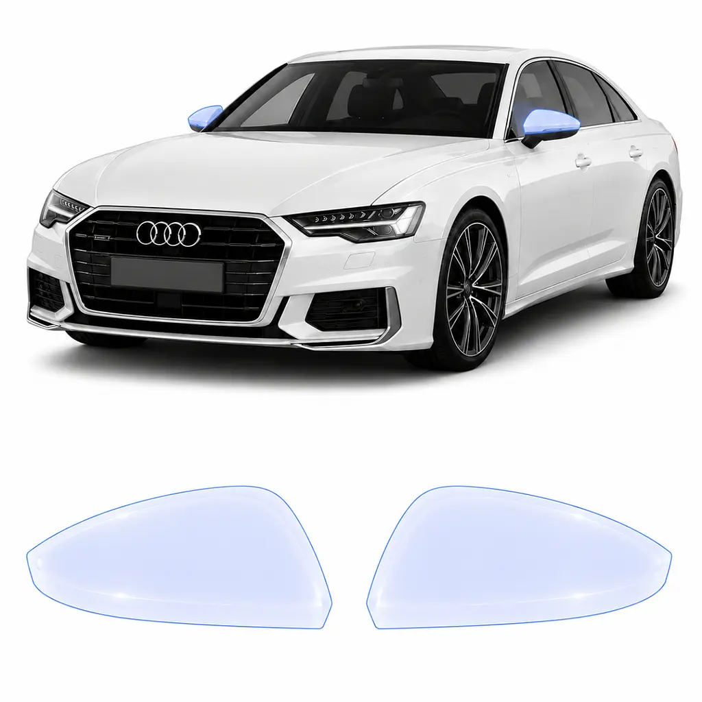 Антигравійна захисна бронеплівка за лекалами для Audi A6 C8 2018-2022 - дзеркала
