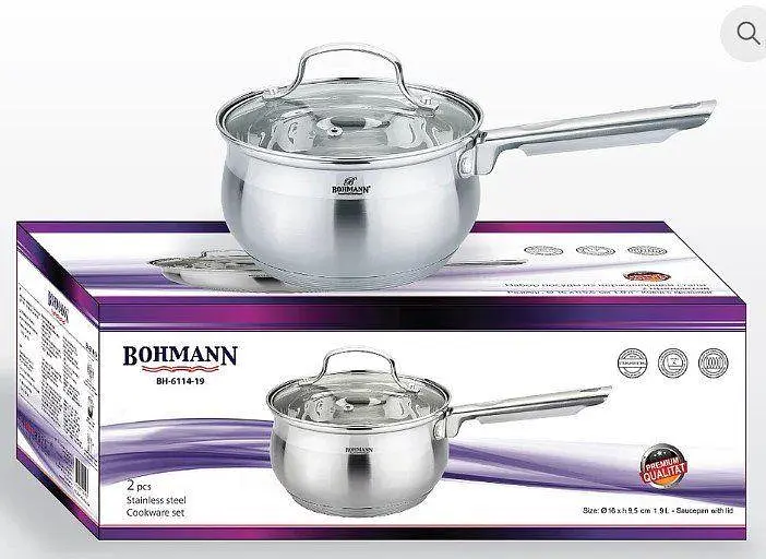 Ковш Bohmann BH-6114-19 1.9 л 16 см - фото 4