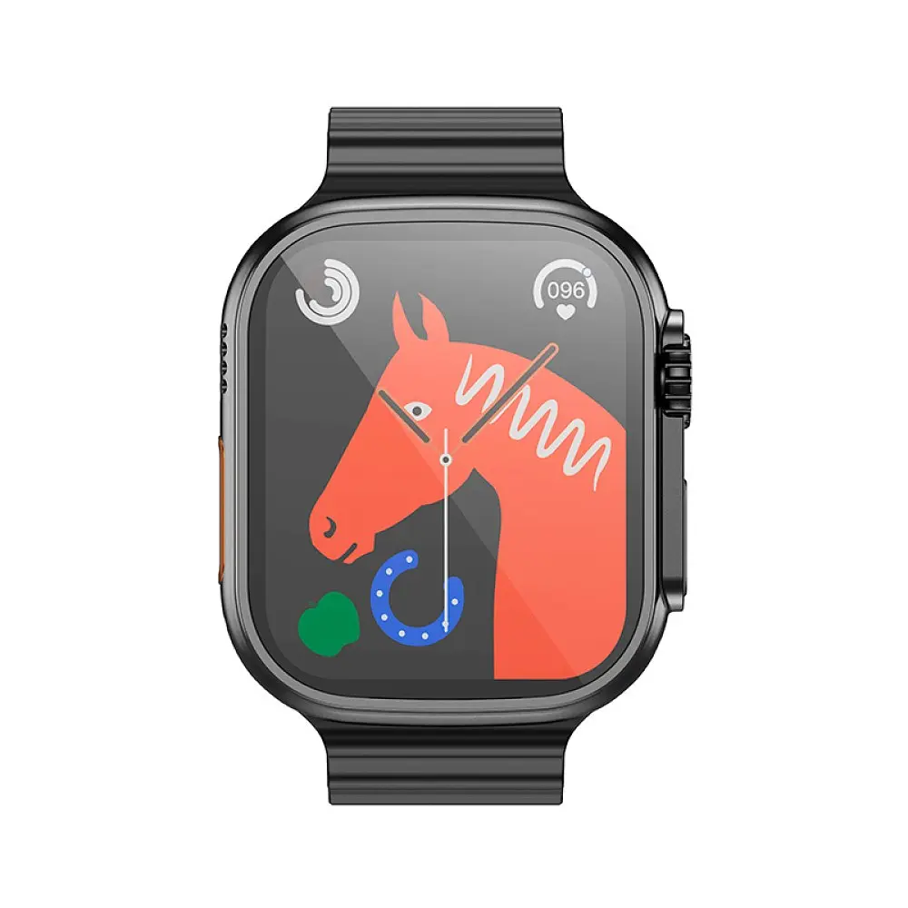 Смарт-часы Hoco DY12 Ultra Amoled с функцией звонков черный - фото 2