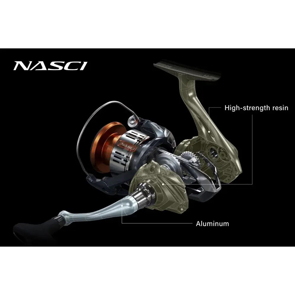 Котушка Shimano Nasci FD 2500 5+1BB 5.0:1 - фото 5