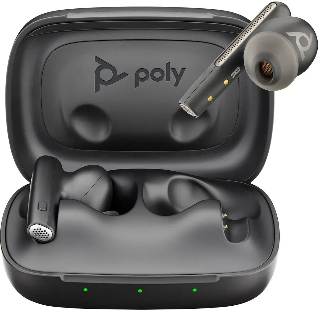 Навушники TWS Poly Voyager Free 60 Earbuds + BT700A + BCHC Black (7Y8H3AA) - фото 2