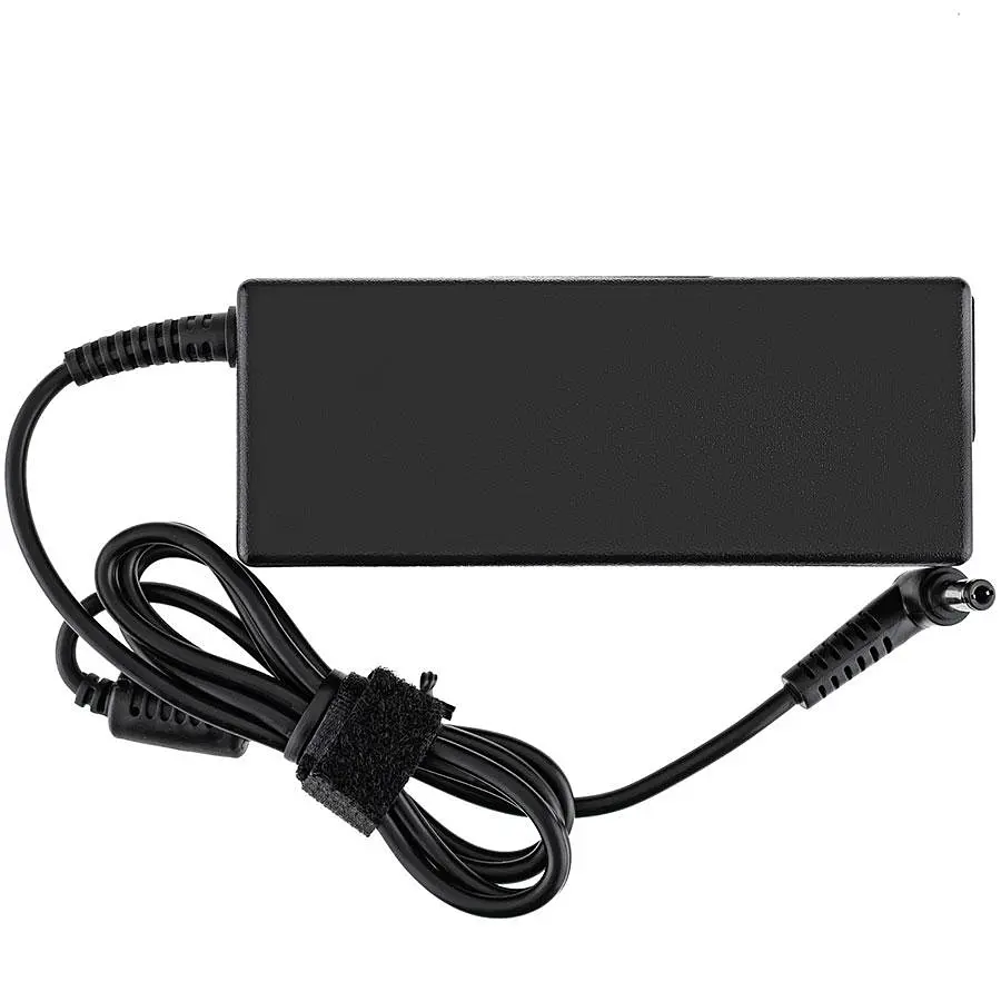 Блок живлення для ноутбука TOSHIBA 19V 3.95A 75W 5.5x2.5мм L-подібний роз'єм чорний (без кабелю!) - фото 2