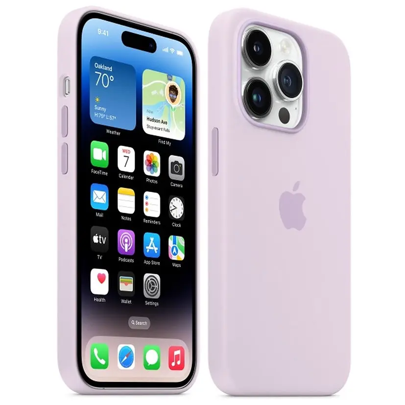 Оригінальний силіконовий чохол Apple Silicone Case with MagSafe для iPhone 14 Pro Max (6.7") Lilac MPTW3ZM/A - фото 5
